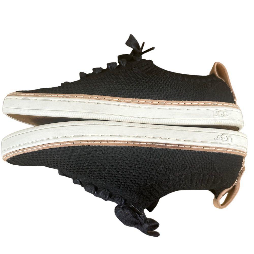 Ugg Black Sidney Sneakers Womens Size 6.5 - Picture 2 of 5